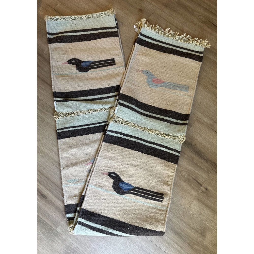 Zapotec Mexican 100% Wool Rug Runner